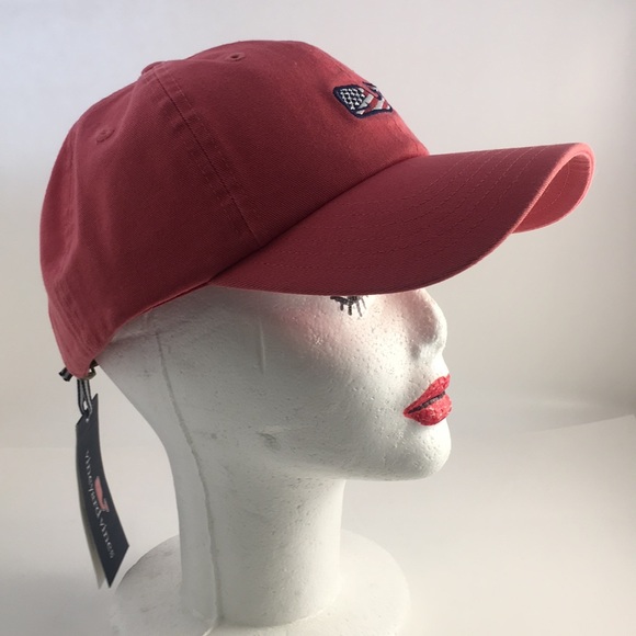 🔥 Vineyard Vines women's Hat in Red - Picture 3 of 8